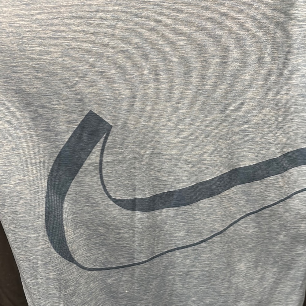 Nike Blue Short Sleeve Tee with Iconic Swoosh - Picture 5 of 5